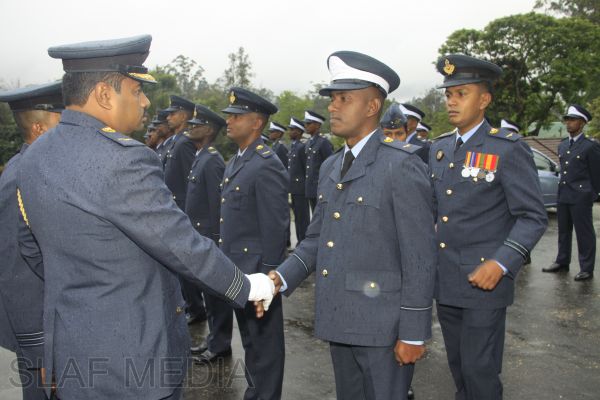 The Commissioning and Passing Out Parade at SLAF Diyatalawa